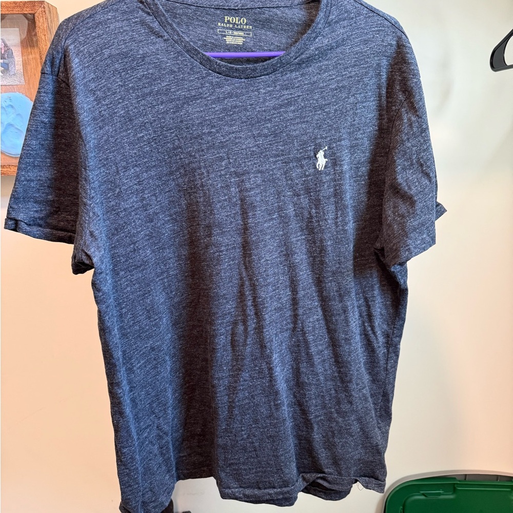 Polo by Ralph Lauren Heather Navy Short Sleeve Crew Tee